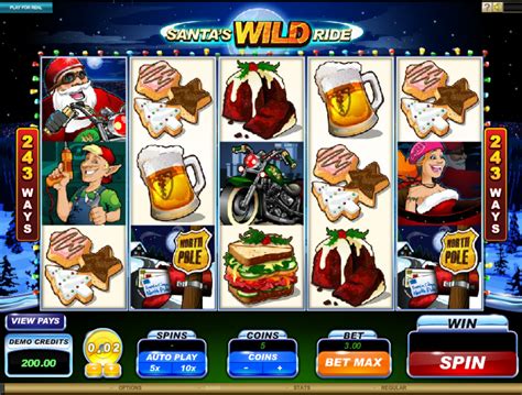 Игровой автомат Santa’s Wild Ride  играть онлайн